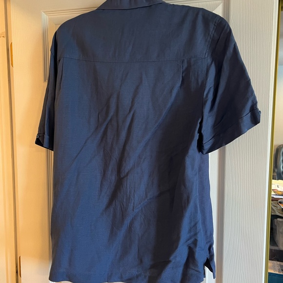 Cubavera Blue Shirt. Size M. - Picture 8 of 9